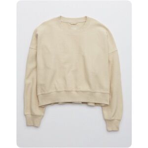 Aerie Soft Oat Crew Neck Sweater